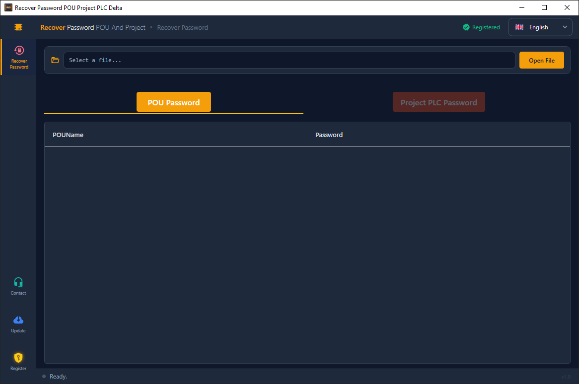 How to Recover Delta PLC POU Password
