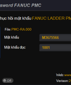 Phần mềm Recover Password FANUC PMC
