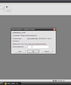 Recover Password Function Block - FANUC  Ladder